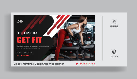 Download Fitness Thumbnail Design for Any Videos. - Premium Resources