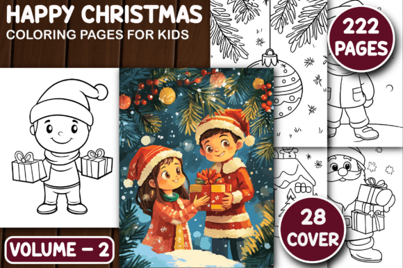 Download 222 Happy Christmas Coloring Pages V - 2 - Happy christmas Collection