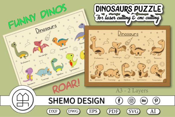 Download Dinosaurs Puzzle Educational Board - Educational Collection