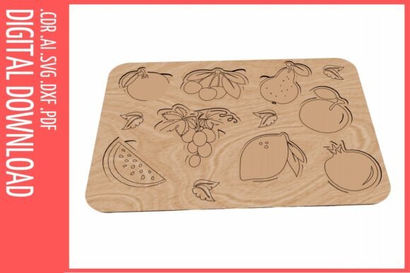 Download Educational Puzzle Fruits and Berries - Educational Collection